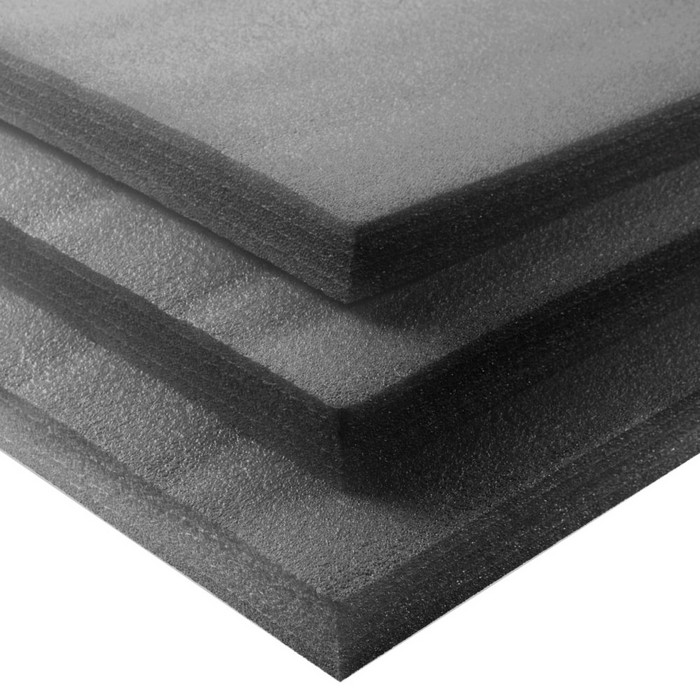 Мат Тепофол НПЭ — 70 мм (черный)